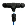 Raccord en T étanche IP67 pour câbles Ø5.9mm & Ø4mm GCC OSVAN CO-002