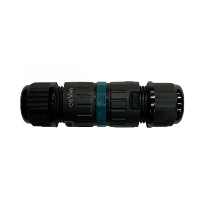 Raccord en ligne étanche IP67 pour câble GCCØ5.9mm & RMCØ4mm OSVAN CO-001