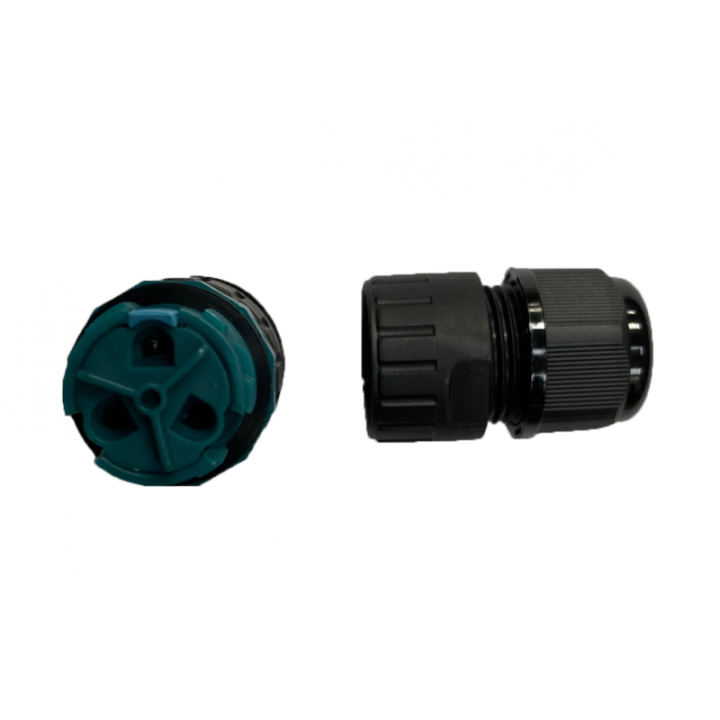 Raccord en ligne étanche IP67 pour câble GCCØ5.9mm & RMCØ4mm OSVAN CO-001