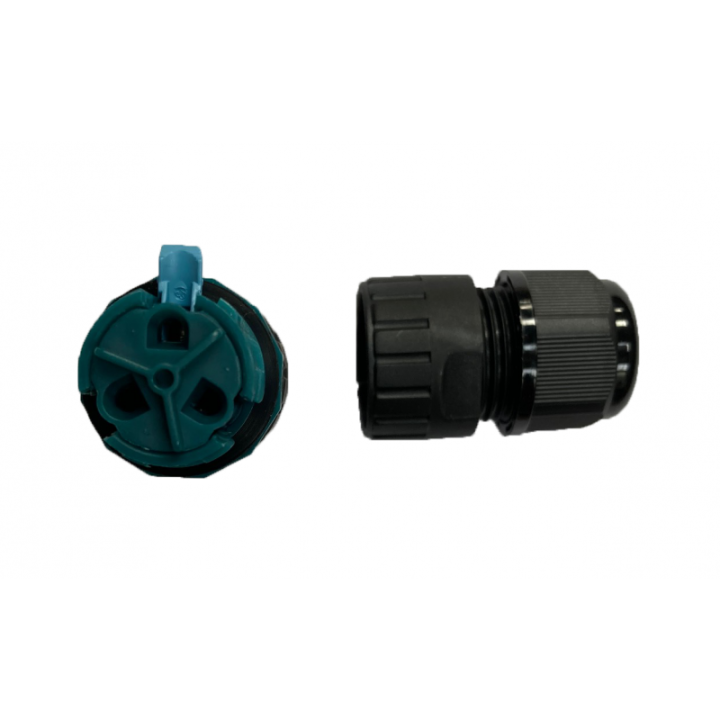 Raccord en ligne étanche IP67 pour câble GCCØ5.9mm & RMCØ4mm OSVAN CO-001