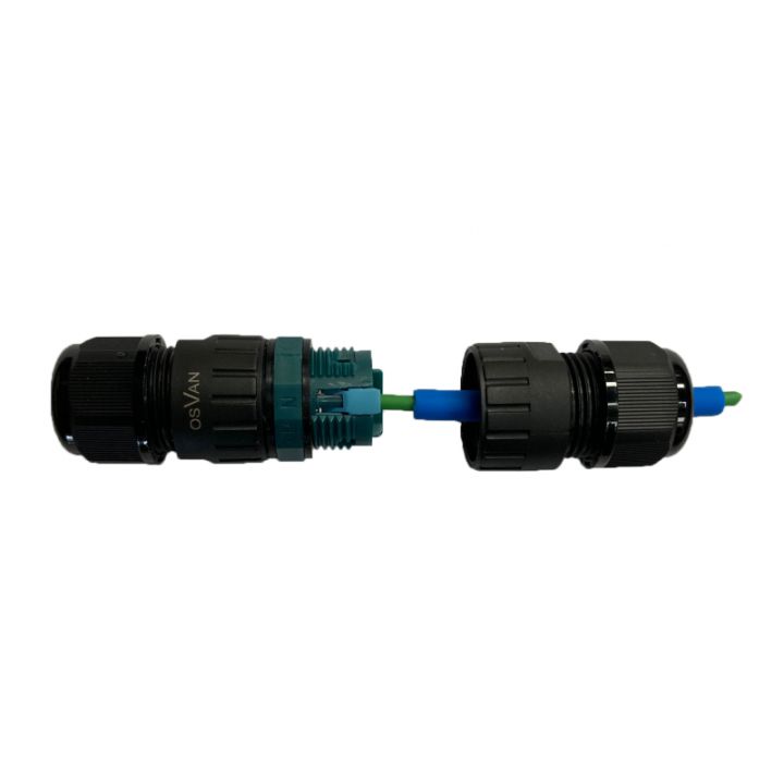Raccord en ligne étanche IP67 pour câble GCCØ5.9mm & RMCØ4mm OSVAN CO-001