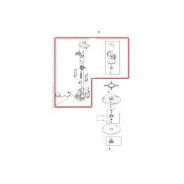 Ensemble Moteurs du système de coupe pour robot série 400 HUSQVARNA 599521301