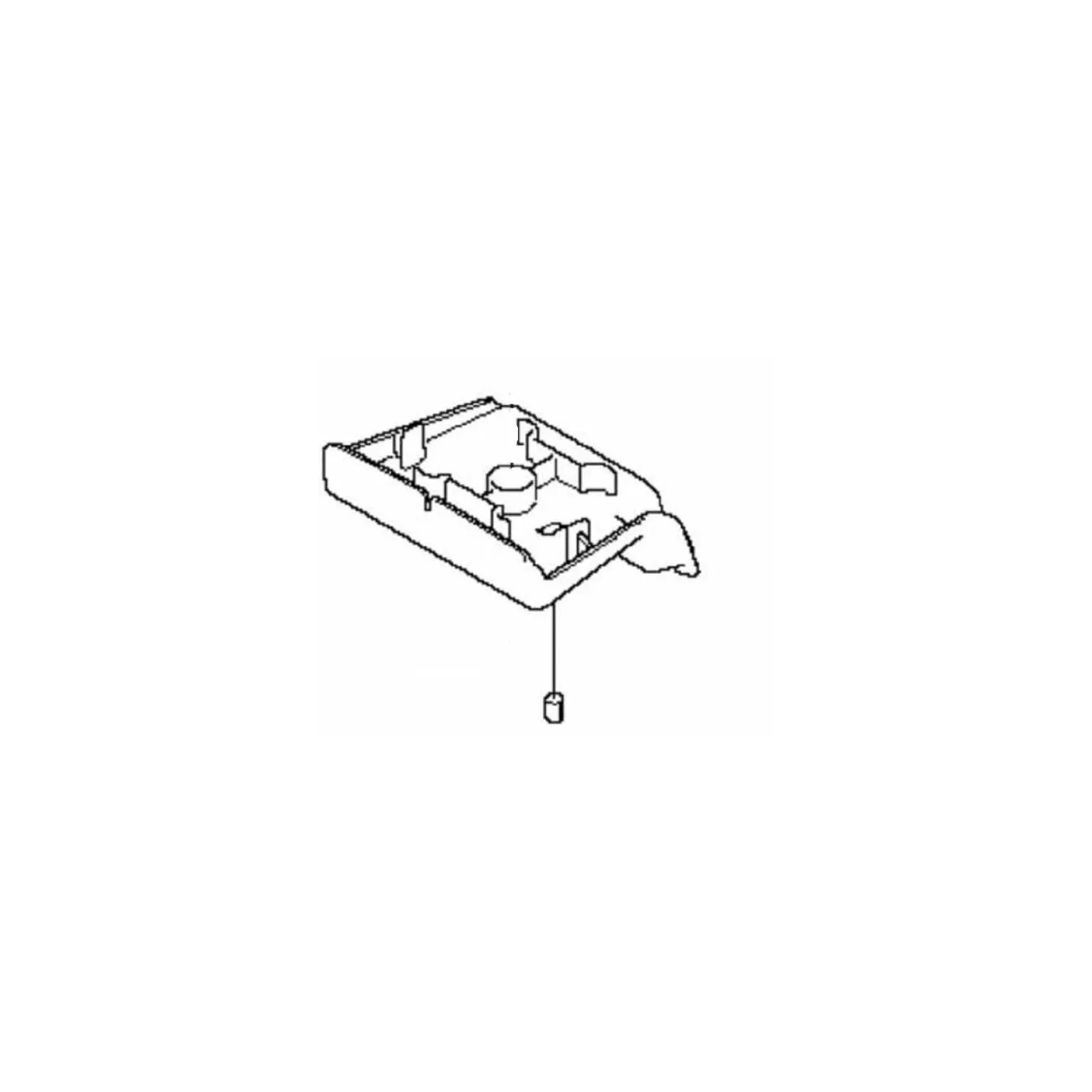 Support aimant avant pour robot série 400 HUSQVARNA 599991001