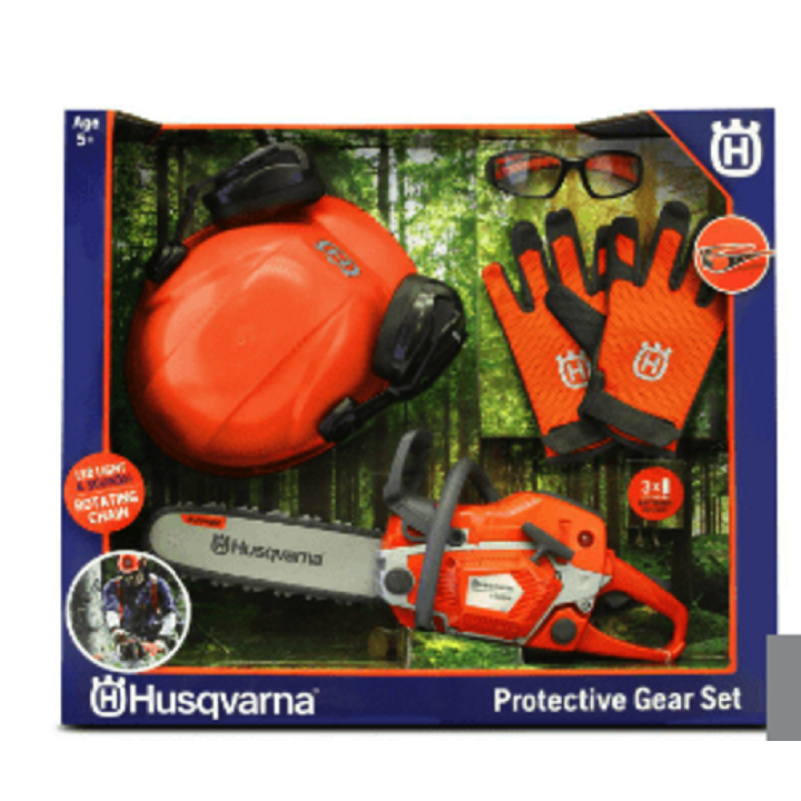 Pack Tronçonneuse 550XP jouet enfant + Kit sécurité HUSQVARNA 531423901