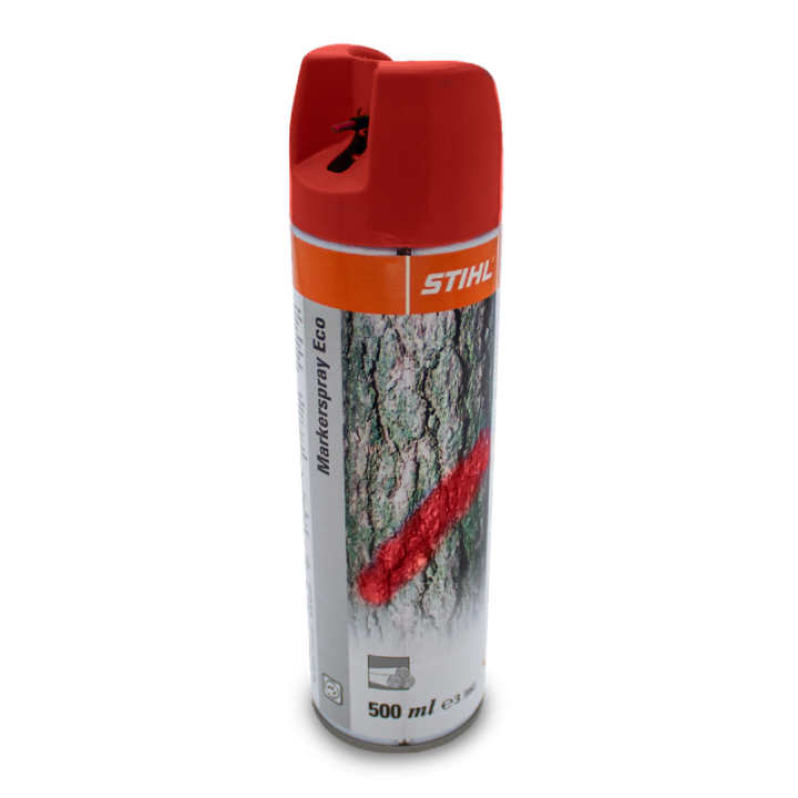 Lot de 12 Spray de Marquage ROUGE Eco 500ml STIHL 00008811789