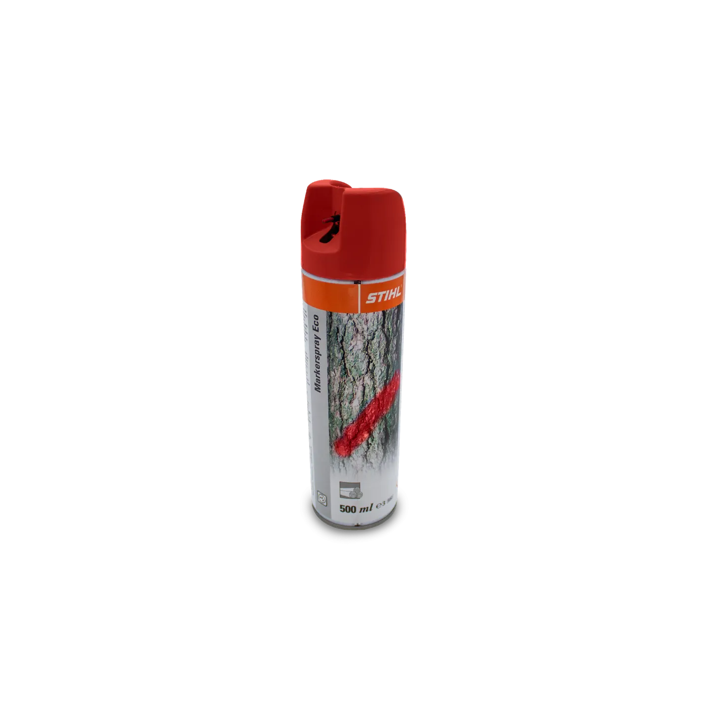 Lot de 12 Spray de Marquage ROUGE Eco 500ml STIHL 00008811789