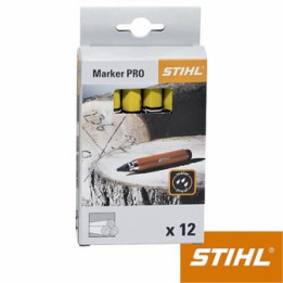 Boite de 12 Craies de Marquage JAUNE STIHL 00008811503