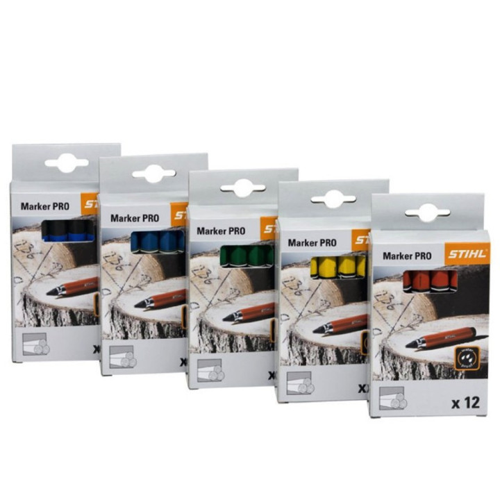 Boite de 12 Craies de Marquage VERT STIHL 00008811502