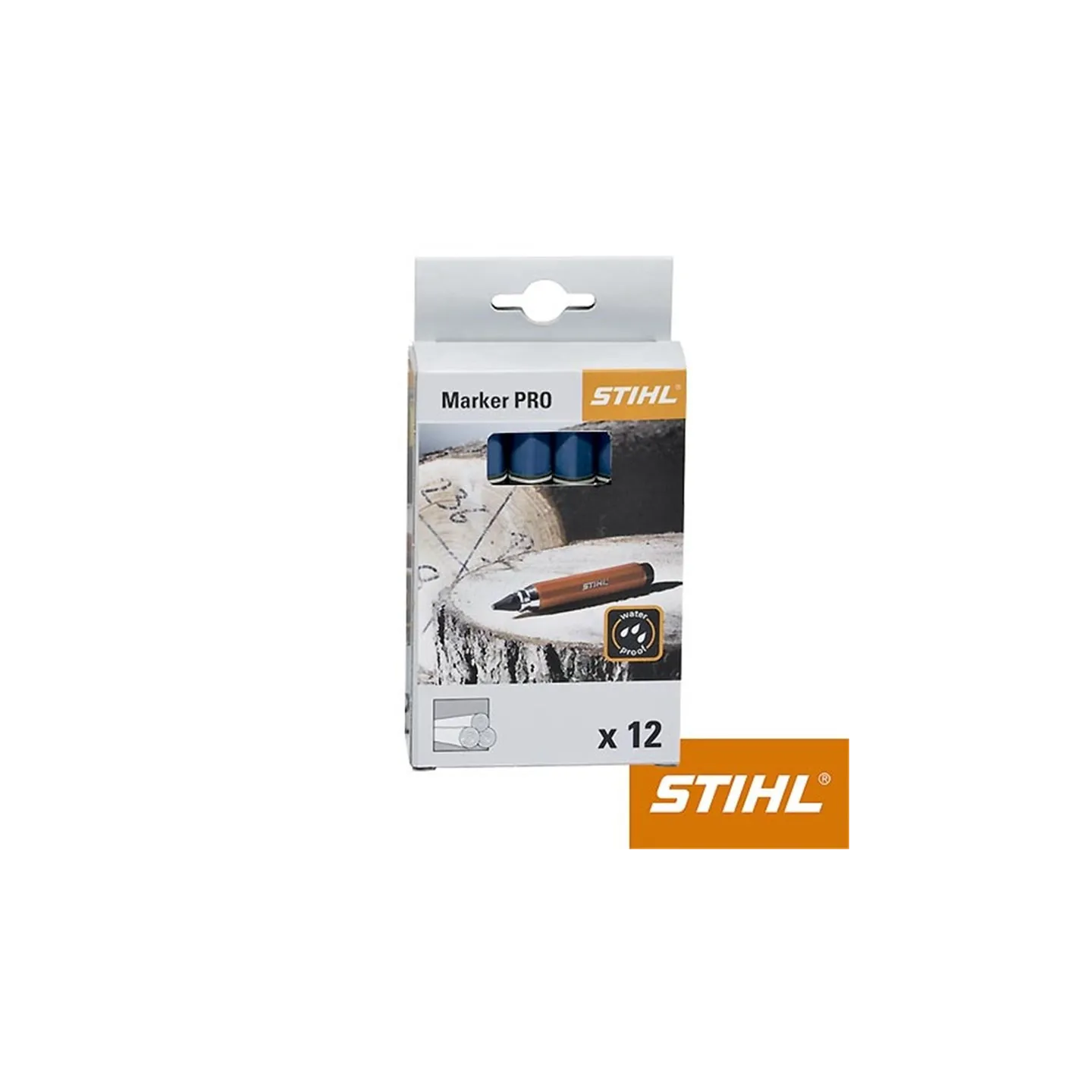 Boite de 12 Craies de Marquage BLEUE STIHL 00008811500