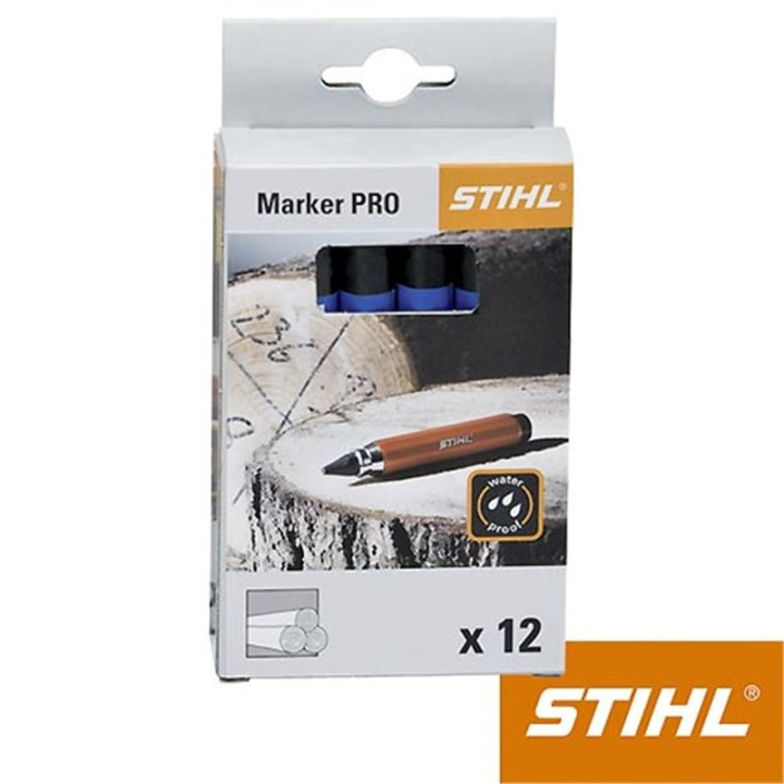 Boite de 12 Craies de Marquage NOIRE STIHL 00008811504