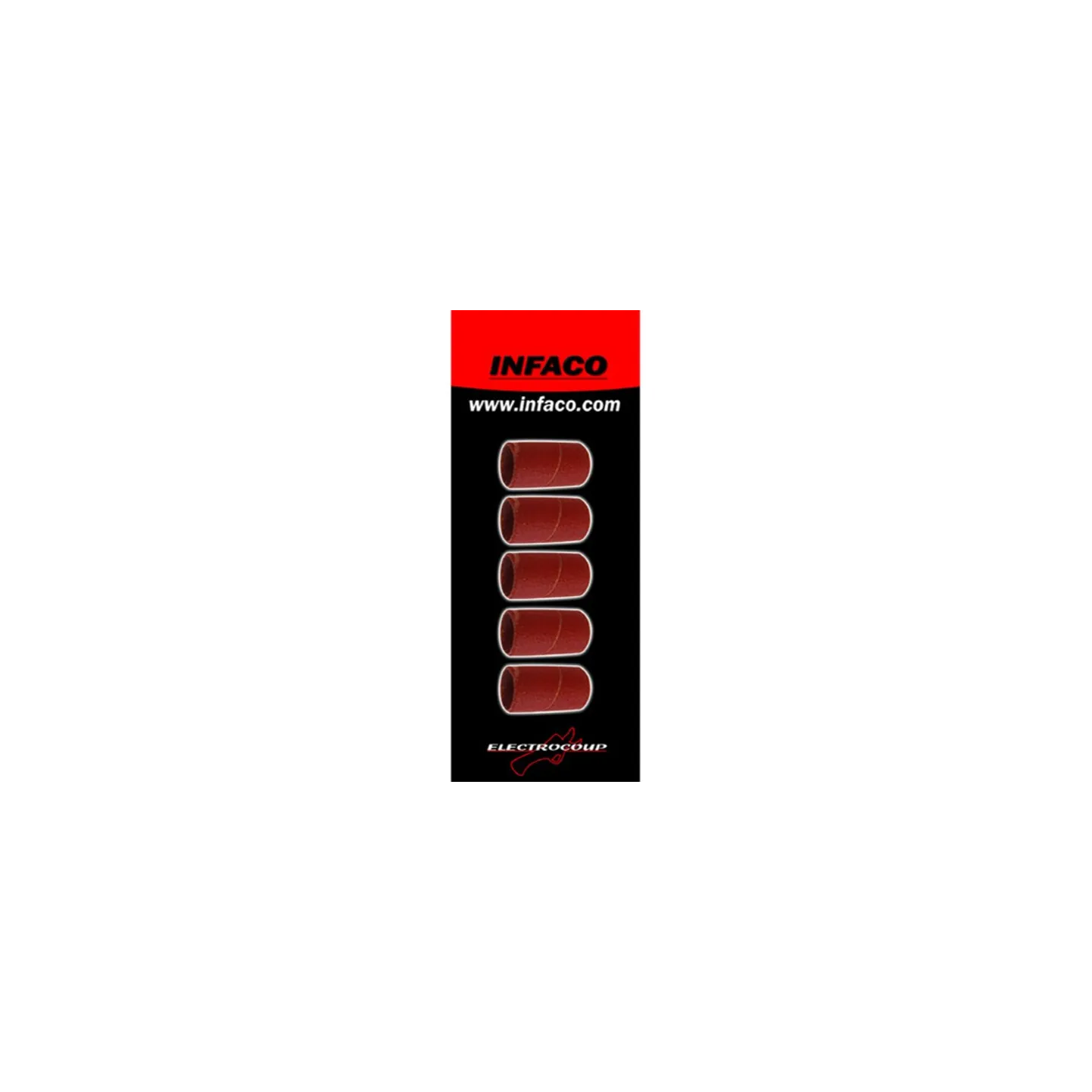 Lot de 5 bandes abrasives pour Affuteuse A48V INFACO A48B
