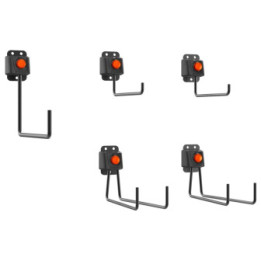 Lot de 5 crochets pour Rail de rangement ASPIRE HUSQVARNA 536655901