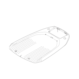 Plaque de station de charge pour robot Aspire R4 HUSQVARNA 536043101