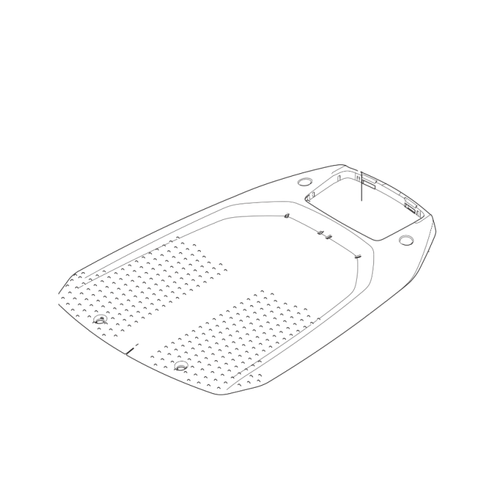 Plaque de station de charge pour robot Aspire R4 HUSQVARNA 536043101