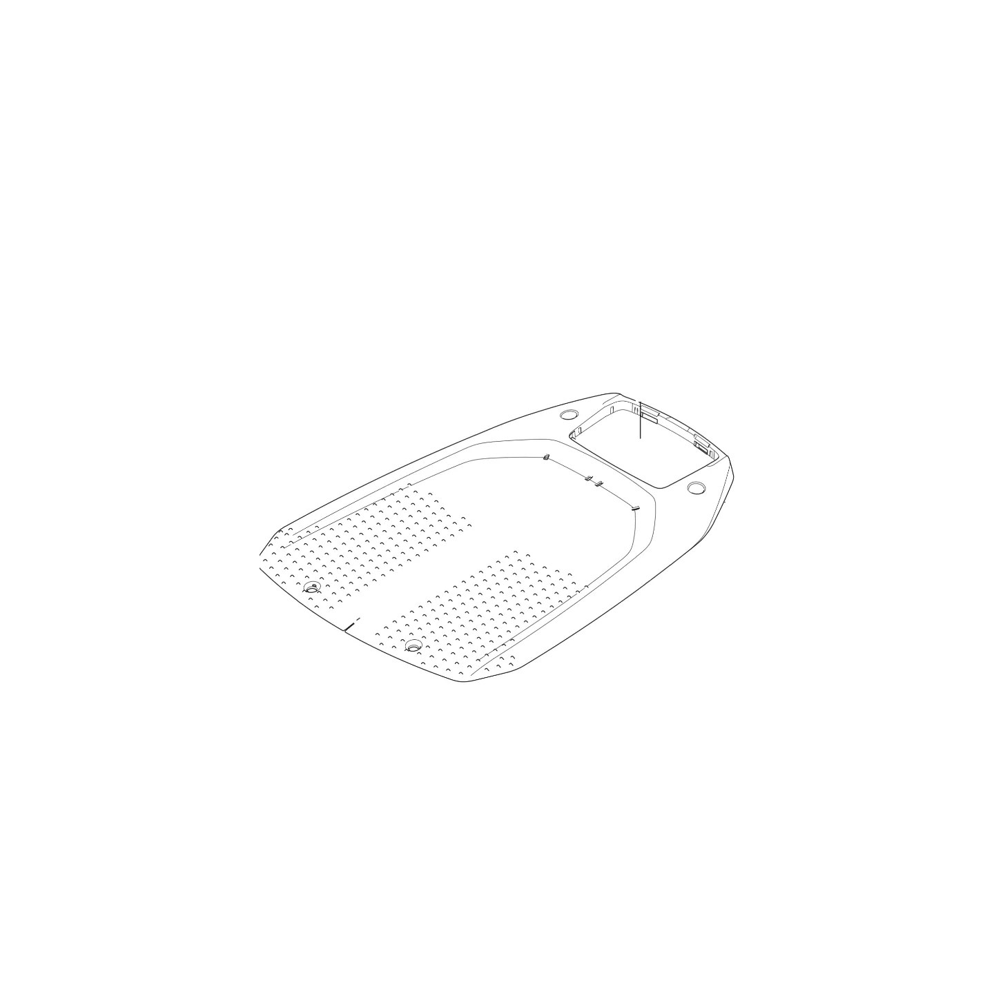 Plaque de station de charge pour robot Aspire R4 HUSQVARNA 536043101