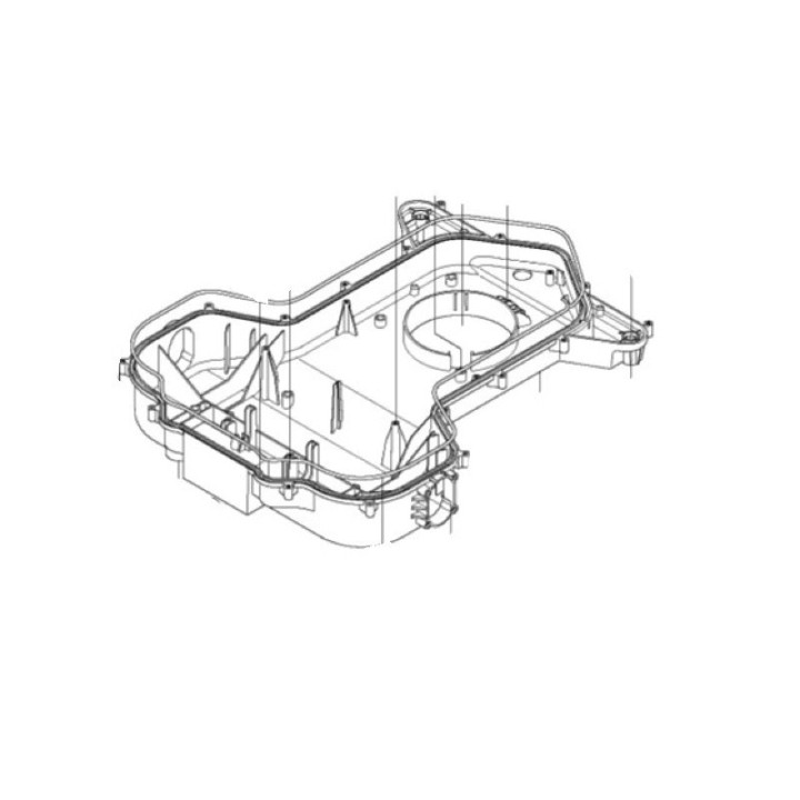 Châssis + Joint pour robot 265ACX HUSQVARNA 575943902