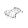 Châssis + Joint pour robot 265ACX HUSQVARNA 575943902