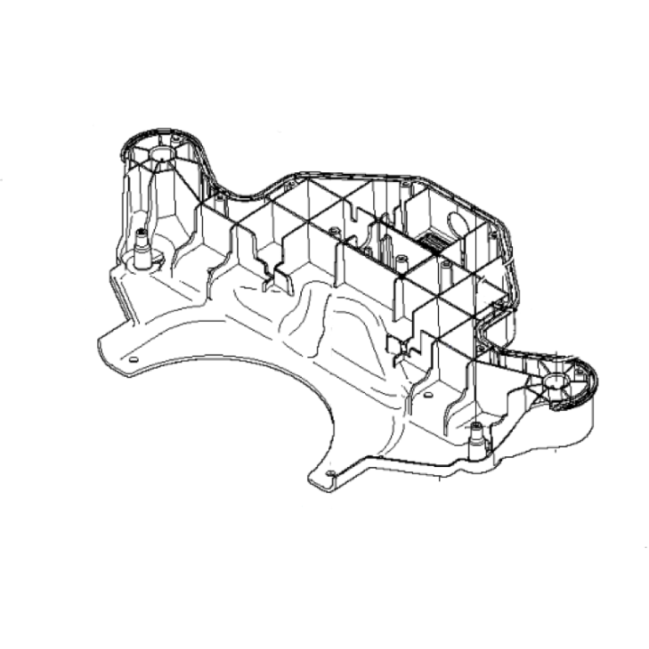 Châssis Avant Inférieur pour robot 265ACX HUSQVARNA 510086702