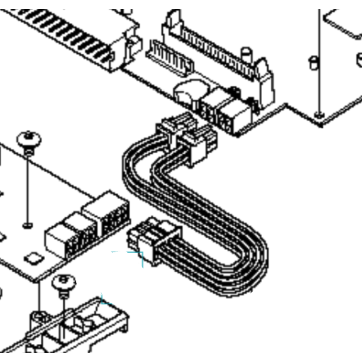 Faisceau entre carte mère et platine sonar pour robot 265ACX HUSQVARNA 578898401