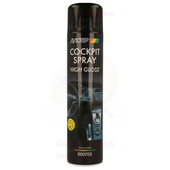 Spray Rénovateur plastique 600ML MOTIP 000703