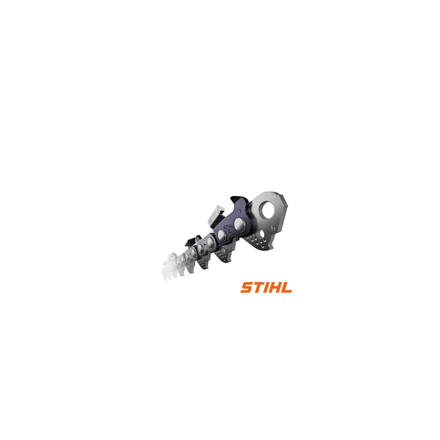 Chaîne de tronçonneuse 1/4" PM3-1,1mm-10cm-28maillons STIHL 36700000028