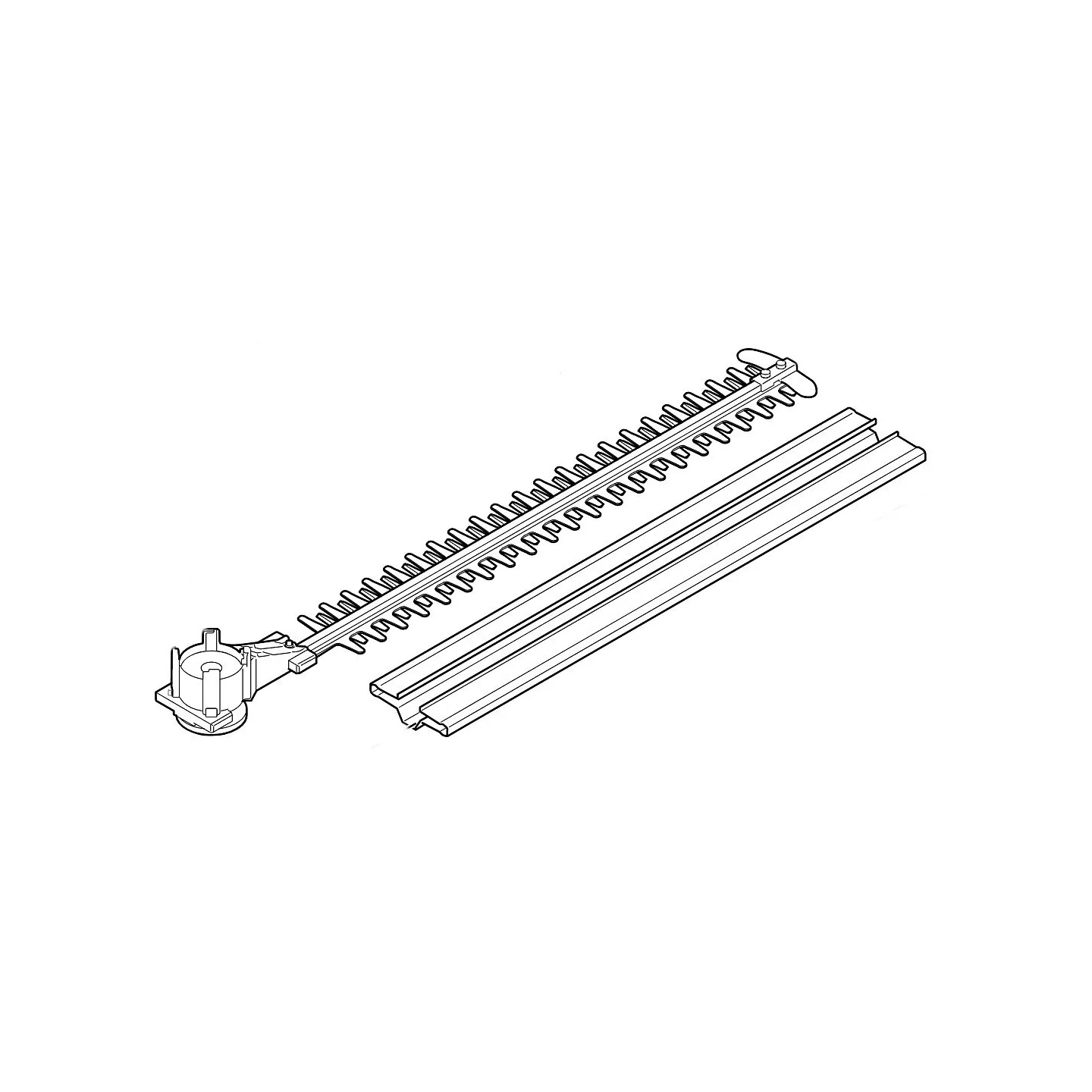 Barre de Coupe complète 450mm pour HSA30 STIHL HA086407400