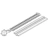 Barre de Coupe complète 450mm pour HSA30 STIHL HA086407400