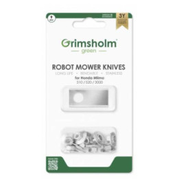Kit 9 lames adaptables pour Robot MiiMO HONDA 114 GRIMSHOLM