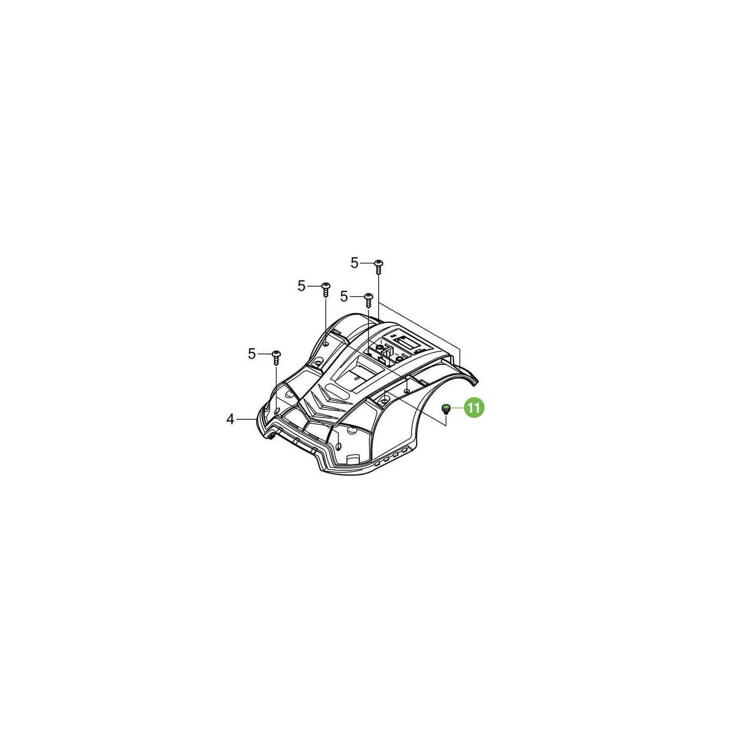 Reniflard de châssis pour Robot MiiMO HRM40-HRM70 HONDA 80048-Y0E-003