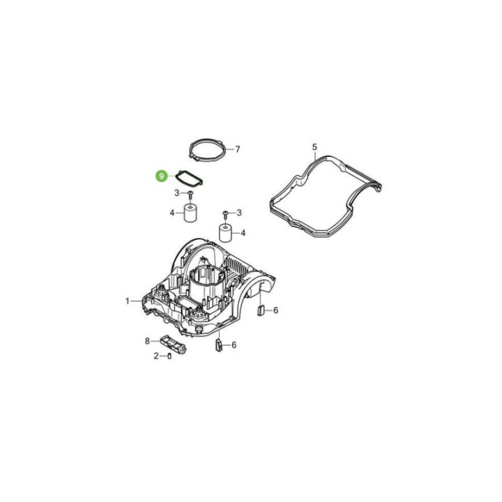 Joint de Châssis type A pour Robot MiiMO HRM40 HONDA 80059-Y0E-003