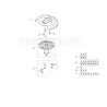 Carter de protection de lames pour Robot MiiMO HONDA 80004-Y0E-003