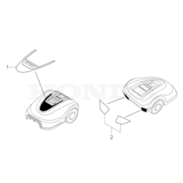 Kit Sticker de sécurité pour Robot MiiMO HONDA 80063-Y0E-003