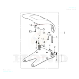 Toit de Protection pour Robot MiiMO HRM40-HRM70 HONDA 06800-Y0E-0000