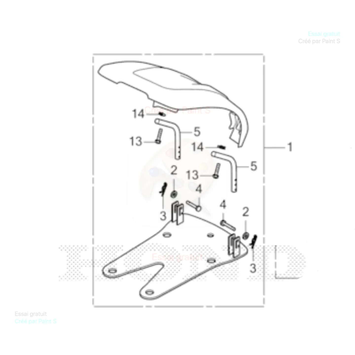 Toit de Protection pour Robot MiiMO HRM40-HRM70 HONDA 06800-Y0E-0000