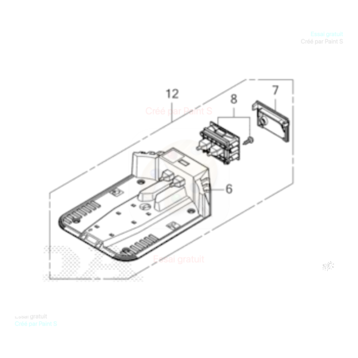 Station de Charge pour Robot MiiMO HONDA 80026-Y0E-003