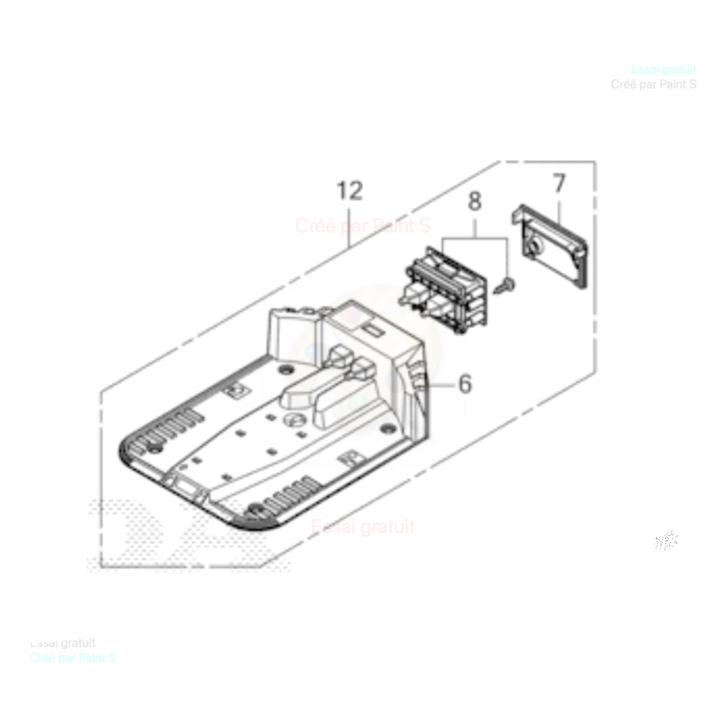 Station de Charge pour Robot MiiMO HONDA 80026-Y0E-003