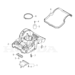 Châssis inférieur pour Robot MiiMO HONDA 80007-Y0H-003