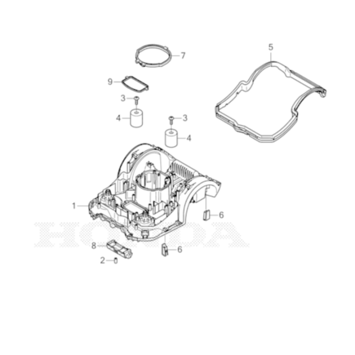 MiiMO HRM40 HRM40LIVE Aimant Avant pour Robot MiiMO HONDA 80033-Y0E-003.png