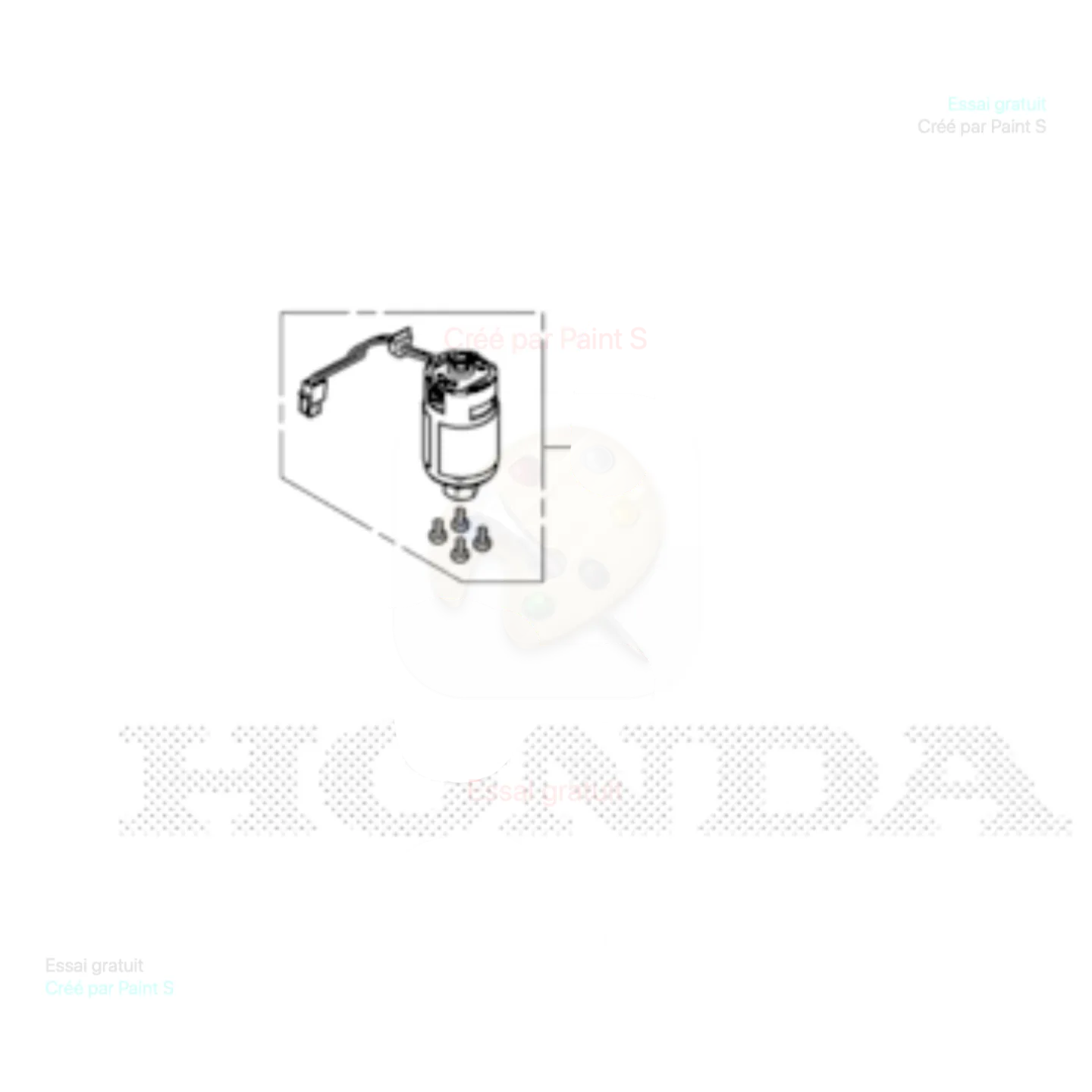 Moteur de Lame pour Robot MiiMO HONDA 80010-Y0H-003