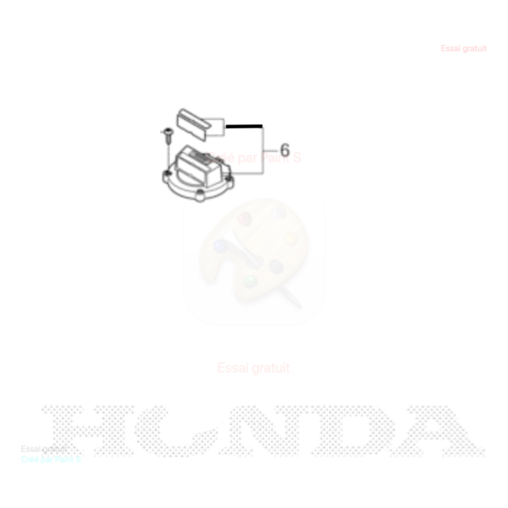 Bloc Poignée réglage hauteur de coupe pour Robot MiiMO HONDA 80054-Y0E-003