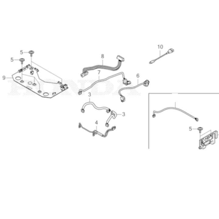 HRM40 HRM40 LIVE Faisceau Type C pour Robot MiiMO HONDA 80041-Y0E-003
