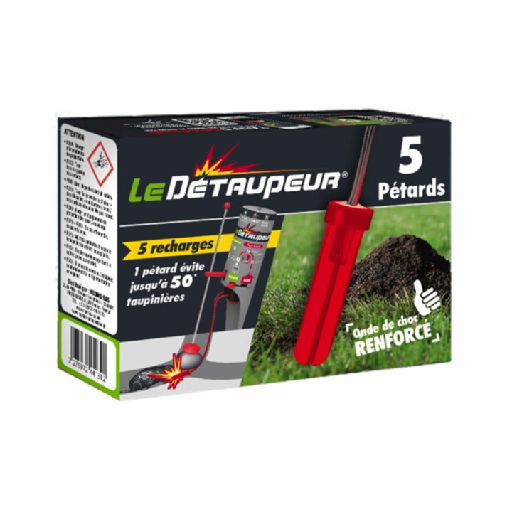 Coffret de 5 Pétards pour Détaupeur MYRIAD FO015