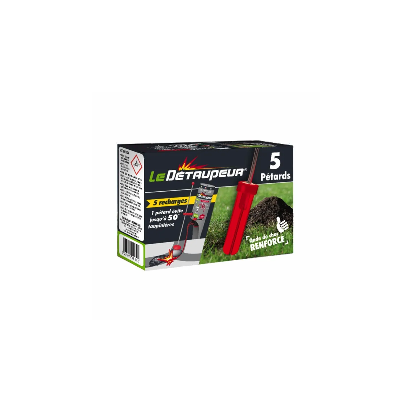 Coffret de 5 Pétards pour Détaupeur MYRIAD FO015