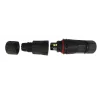 Raccord en ligne étanche IP67 pour câble Ø4mm RMC500 OSVAN CC15C04