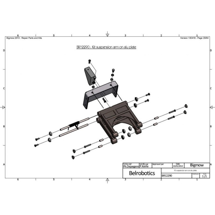 Kit suspension pour Robot BELROBOTICS BR12290