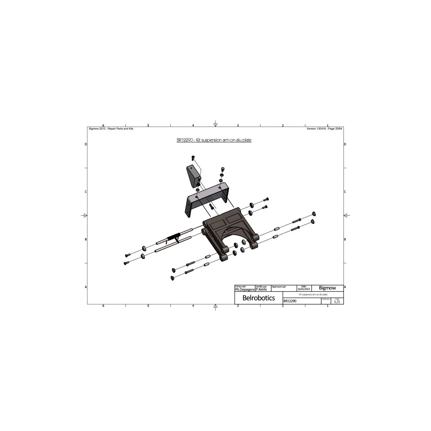 Kit suspension pour Robot BELROBOTICS BR12290