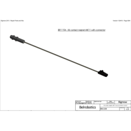 Kit contact magnet MK11 avec connecteur BELROBOTICS BR11194