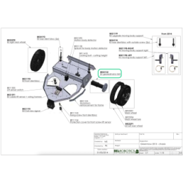 Moteur de Roue pour Robot GreenMow BELROBOTICS BR23132