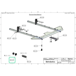 Rondelle nylon recul carrosserie BELROBOTICS BR11120