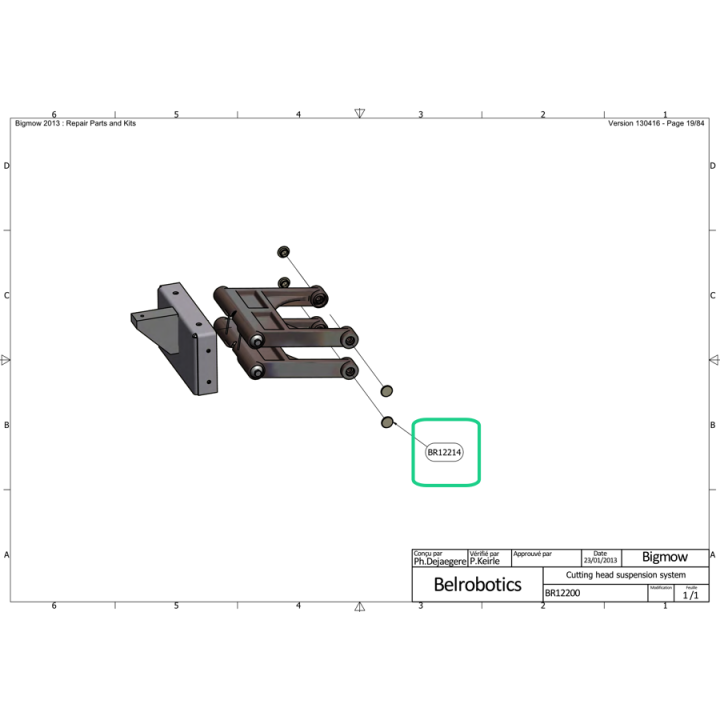 Bouchon nylon de fermeture Ø10mm BELROBOTICS BR12214